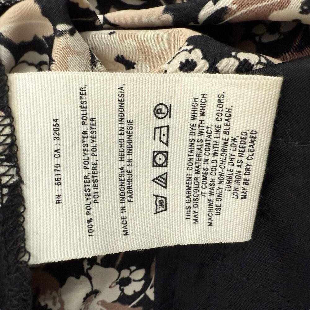 Anthropologie Pants Womens 10 Black Brown Cartonnier Nassella Joggers Trousers - Picture 12 of 14